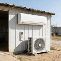 Unités intérieures de climatiseur domestique AC 50 Hz 9000-18000 BTU pour camping-car et usage domestique, électrique