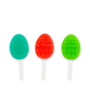 Halal Factory Price Colorful <strong>Easter</strong> Egg Lollipop Hard Candy <strong>Sweets</strong> for <strong>Easter</strong> Snacks - Product Image 2