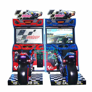 Máquina de Juegos de Arcade Electrónica con Simulador de Motocicleta, Operada con Monedas, para Entretenimiento en Interiores, Juego de Carreras Dinámico - Product Image 4