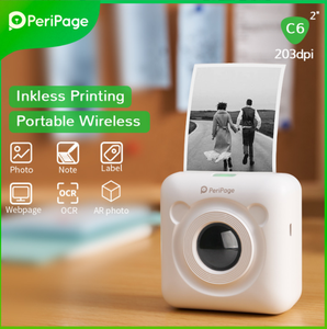 Imprimante thermique de poche <span class=keywords><strong>Peripage</strong></span> C6 avec connexion Bluetooth - Product Image 3