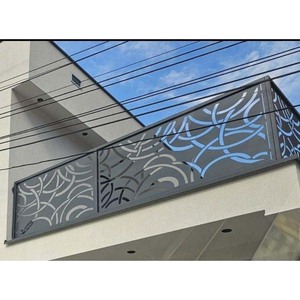 Moule pour balustrade, garde-corps décoratif, panneaux découpés au laser, design de garde-corps de balcon - Product Image 4