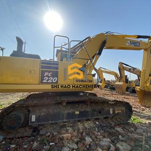 Excavadora Usada KOMATSU PC220 de 22 Toneladas, en Buenas Condiciones para Construcción Agrícola y Doméstica, Precio Accesible - Product Image 2