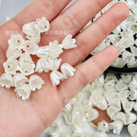 Perles de lys des prés pour la fabrication de bracelets, porte-clés, épingles à cheveux, pendentifs, breloques de voiture et fournitures de bijouterie DIY