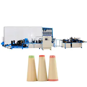 Full Automatic Industrial Pagoda type paper tube production line textile paper cone machine