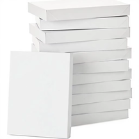 Boîtes cadeaux rectangulaires blanches doublées de satin avec couvercles, lot de 12, pour portefeuilles, robes, anniversaires, Noël, mariages, fêtes prénuptiales, remises de diplômes