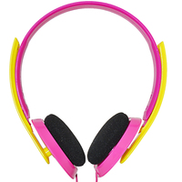 Headset Berkabel Warna-warni Bantalan Telinga Besar dan Lembut Headphone Berkabel untuk PC Laptop Gaming Kantor Musik Konferensi Video Headset Berkabel