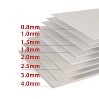 Fabricants de feuilles de carton gris 2 mm, carton recyclé, papier A4, carton gris à l'arrière, carton duplex 300 g/m², feuilles de carton d'épaisseur