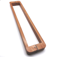 Poignées et boutons de porte coulissante en verre et acier inoxydable modernes, couleur platine