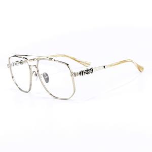 ร้านขายแว่นตาจีนราคาส่ง แว่นสายตายาวทรงเหลี่ยมทันสมัยสำหรับทุกเพศ แว่นอ่านหนังสือทรงนักบินแบบโบราณ แว่นสายตาสั้นสำหรับผู้ชาย รับสั่งทำ - Product Image 3