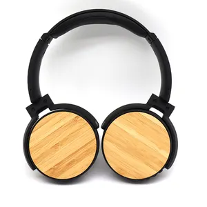 Casque d'écoute de jeu, micro de jeu, contrôle du Volume, casque d'écoute écologique en bambou BT 5.0