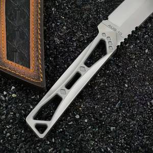 Épée de samouraï japonaise à lame droite, à manche creux et à bords froids, personnalisée, en acier inoxydable, couteau multifonctionnel - Product Image 5