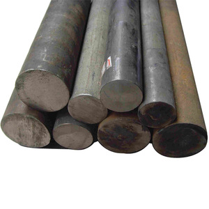 Barre ronde en acier au carbone Q195 45 #   Tiges laminées à chaud de 150 mm de long et 25 mm de diamètre, norme GB, non alliées, vente en gros d'usine pour la fabrication - Product Image 1