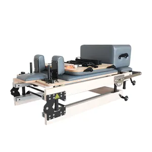 Bilink Yoga Classic Pilates Reformer Opvouwbare Machines Apparatuur Best Ranking Esdoorn Wood Home Pilates Reformer Core Trainingsbed