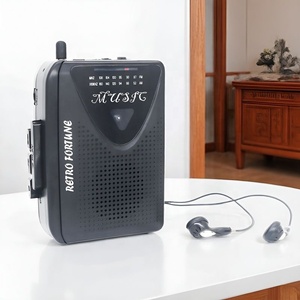 Lecteur de cassette Walkman rétro de marque Fortune, alimenté par piles AA et câble USB, HXD-CS19, lecteur audio avec radio FM/AM - Product Image 1