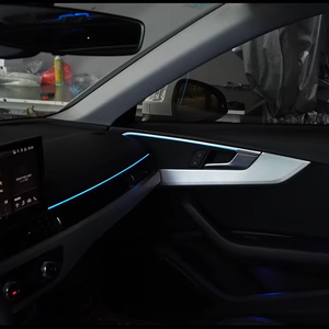 Luz Ambiental para Auto, 27 LED RGB, Kit de Iluminación Interior con Grabado Láser y Control Múltiple para Audi A4L 2017-2024 - Product Image 1