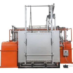 Bagian traktor mesin cetak pasir tanpa Flaskless otomatis disesuaikan tanaman Video penjualan teknis penyimpanan panas pintar
