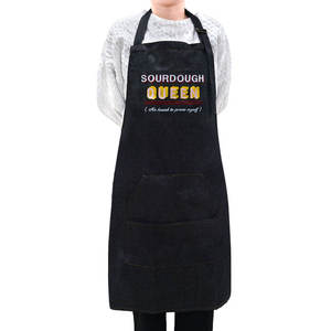Delantales de Cocina de Lona de Algodón con Logotipo Bordado Personalizado para Adultos, Delantales de Cocina sin Mangas, Delantales de Chef de Mezclilla Lavables con Bolsillos - Product Image 6