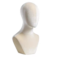 Poitrine Film Tête Moule Présentoir Props Chapeau Coiffe Perruque Accessoires Affichage Props Peut Être Épinglé et Mousse Tête Moule