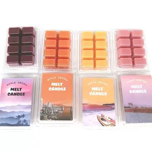 Wholesale Colorful Clamshell Aroma Scented Soy Wax Melts