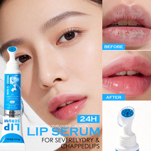 Suero Labial con Ácido Hialurónico y Cabezal de Masaje, Hidratante, Anti-Resequedad, Reduce las Líneas Finas, Repara los Labios Agrietados, Aceite para el Cuidado de los Labios - Product Image 5