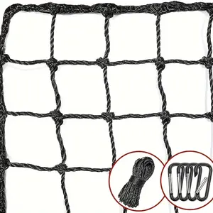 Filet de sport en nylon robuste pour barrière de baseball Cage de frappe 3*3ft/3 * 6ft Filet d'entraînement