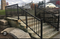Vente chaude Garde-corps en aluminium pour balcon Escalier Systèmes de garde-corps en aluminium à piquets