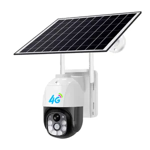 V380 низкое потребление солнечной энергии P2P Беспроводная батарея уличная камера 1080P солнечная батарея 4G CCTV PTZ камера