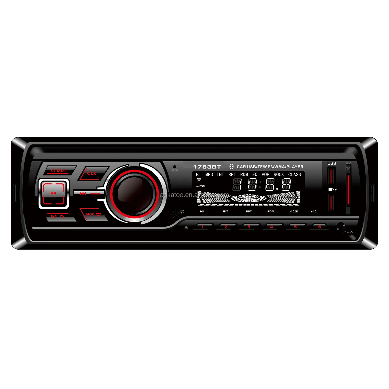 FM dijital radyo ile araba radyo Aux in Dashboard MP3 çalar hızlı şarj uzaktan kumanda PC malzeme için Dashboard 1-Year garanti