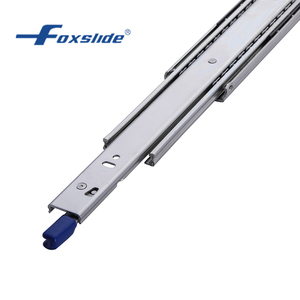 Diapositiva de cajón de rodamiento de bolas chapada en zinc azul de ancho de gran oferta para riel deslizante de cajón de muebles - Product Image 2