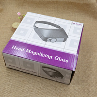 BIJIA 1.5x 3x 9.5x 11x bandeau loupe broderie outil de réparation pour l'atelier d'inspection casque loupe pour la lecture