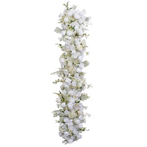 Centrotavola all'ingrosso <span class=keywords><strong>rose</strong></span> floreale fila Runner decorazione decorazione matrimonio natale Back School capodanno cinese - Product Image 3