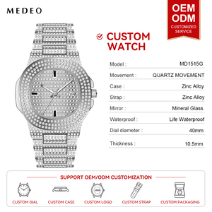 <span class=keywords><strong>Relojes</strong></span> <span class=keywords><strong>de</strong></span> Diamantes <span class=keywords><strong>de</strong></span> Lujo Unisex al Por Mayor a Bajo Precio, Reloj <span class=keywords><strong>de</strong></span> Cuarzo con Cristales <span class=keywords><strong>de</strong></span> Circonio, Esfera Grande, Dorado y Plateado, para Hombre y <span class=keywords><strong>Mujer</strong></span> - Product Image 2