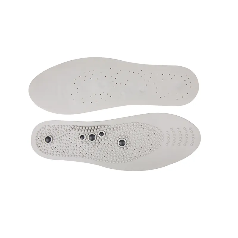 Massages the soles of the feet shoe for insole and transparent magnetic acupuncture massage foot carbon fiber insole height