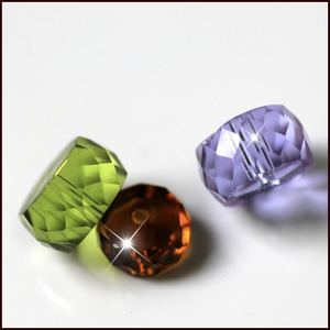 Perles en <span class=keywords><strong>verre</strong></span> cristal de haute qualité en forme de roue, disques plats et ronds pour la décoration DIY, accessoires pour vêtements, chaussures et sacs - Product Image 6