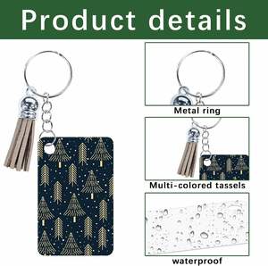 พวงกุญแจพู่ห้อยขายส่งพร้อมโลโก้แบบกำหนดเองจำนวนมาก - Product Image 4