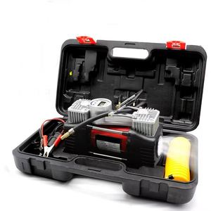 Pompe à air portable 12V en métal à double cylindre haute performance 150 PSI pour pneus de voiture 101059 - Product Image 4