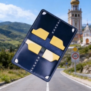 Boshiho Minimalist <b>Wallets</b> Leather Cover and <b>Card</b> <b>Holder</b> <b>Wallet</b> Short Genuine Leather <b>Card</b> <b>Holder</b> <b>Wallet</b> Travel Organizer - Product Image 2