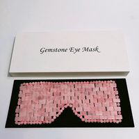 DIY Gems Natural Jade Eye Mask Cooling Sleep 100% All Rose Quartz En stock