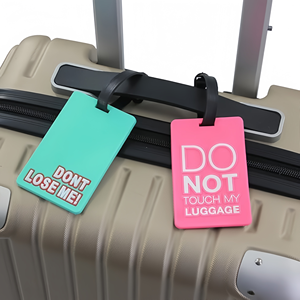 Etiqueta de Equipaje de Goma Personalizada con Logotipo Empresarial, Etiquetas de Maleta de Viaje con Tarjeta de Identificación, Etiquetas de Identificación, Promoción y Recuerdo - Product Image 6