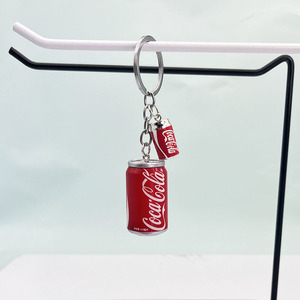 Siêu Mô Phỏng Cola Chai Nước Giải Khát Lon Móc Khóa Dễ Thương Mini <span class=keywords><strong>PVC</strong></span> Nhựa Xe Mặt Dây Quà Tặng Khuyến Mãi Cho Các Cặp Vợ Chồng Túi - Product Image 2