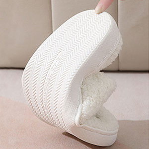 Tùy Chỉnh Mùa Đông Nhà Slide, Dễ Thương Fluffy Trái Tim Dép Đi Trong Nhà, Hạnh Phúc Khuôn Mặt Dép Đi Trong Nhà Mắt Ác - Product Image 3