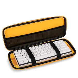 Top Quantity Hard Travel Storage Zipper Case For Hard Keyboard GMK Custom EVA Keyboard Carrying Case