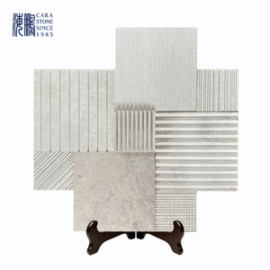 Mosaico in Marmo <span class=keywords><strong>Naturale</strong></span> 3D per Sfondo TV, Pannello Murale in Marmo per Soggiorno e Camera da Letto, Stile Moderno Europeo, Lastra <span class=keywords><strong>di</strong></span> Marmo <span class=keywords><strong>Naturale</strong></span> Opaca - Product Image 2