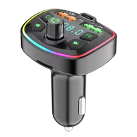 Kit électrique Q7 avec charge rapide PD deux ports USB 20W BT5.0 chargeur de téléphone lecteur MP3 récepteur FM sans fil émetteur