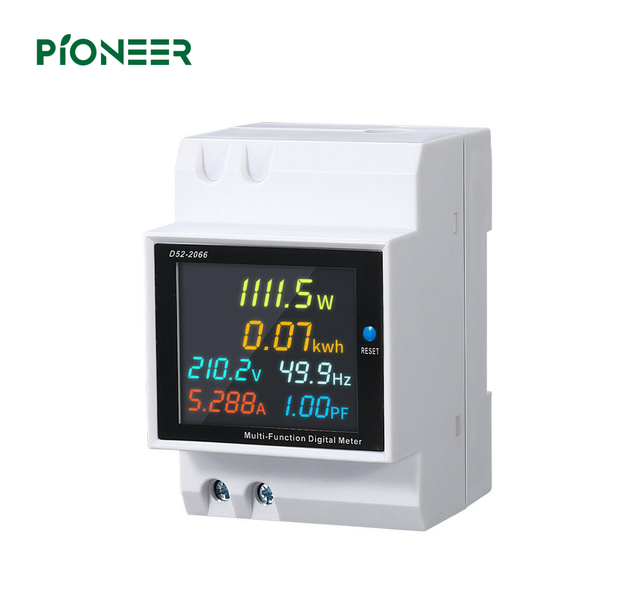 Multifunction Ac Power Energy Meter Monitor Show Current Voltage HZ AC Meter