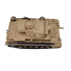 Modè<span class=keywords><strong>le</strong></span> de char <span class=keywords><strong>moyen</strong></span> PanzerKampfwagen III H 3849-1 RC, jouets télécommandés IR+BB Battle 2.4Ghz, cadeaux - Product Image 4