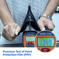 Rollo de Película Protectora de Pintura Negra Brillante de TPU Lubrizol USA de 7.5mil, Garantía de 10 Años, Autoregenerable, Antiamarilleo, PPF Invisible para Automóviles