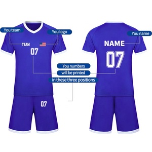 Impression personnalisée du logo et du nom du <span class=keywords><strong>maillot</strong></span> de <span class=keywords><strong>football</strong></span> à manches courtes <span class=keywords><strong>Inde</strong></span> - Product Image 2
