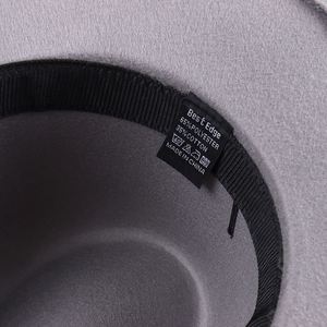 Chapeau plat en feutre uni pour homme et femme, style gentleman, promotionnel, disponible en plusieurs coloris, fourni directement par l'usine - Product Image 4
