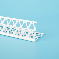 Profilé d'angle en PVC de qualité supérieure pour extérieur, sans rouille, pour stuc et vinyle, protège les coins des bosses et des éclats